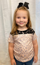 Load image into Gallery viewer, Lacy Leopard Kid Top
