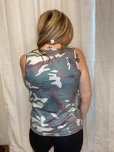 Load image into Gallery viewer, Catty Camo Tank
