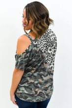 Load image into Gallery viewer, Catty Camo Cold Shoulder PS
